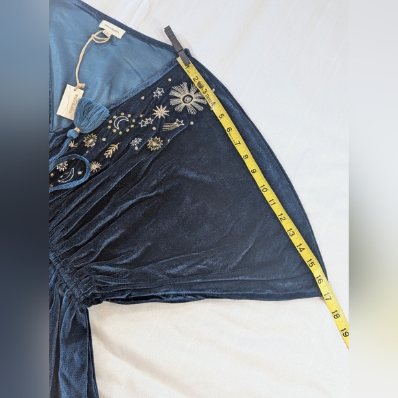 World Market Mira Celestial Embroidered Maxi Dress (L/XL) - Picture 9 of 15